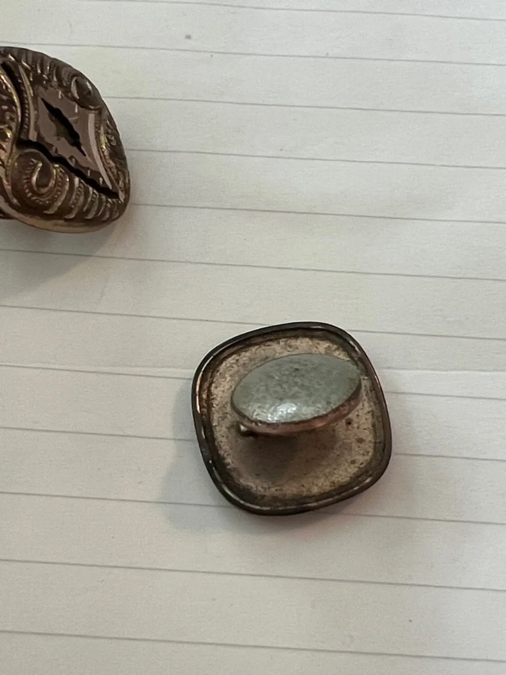 Antique 1880 ACME Rose gold filled cufflinks